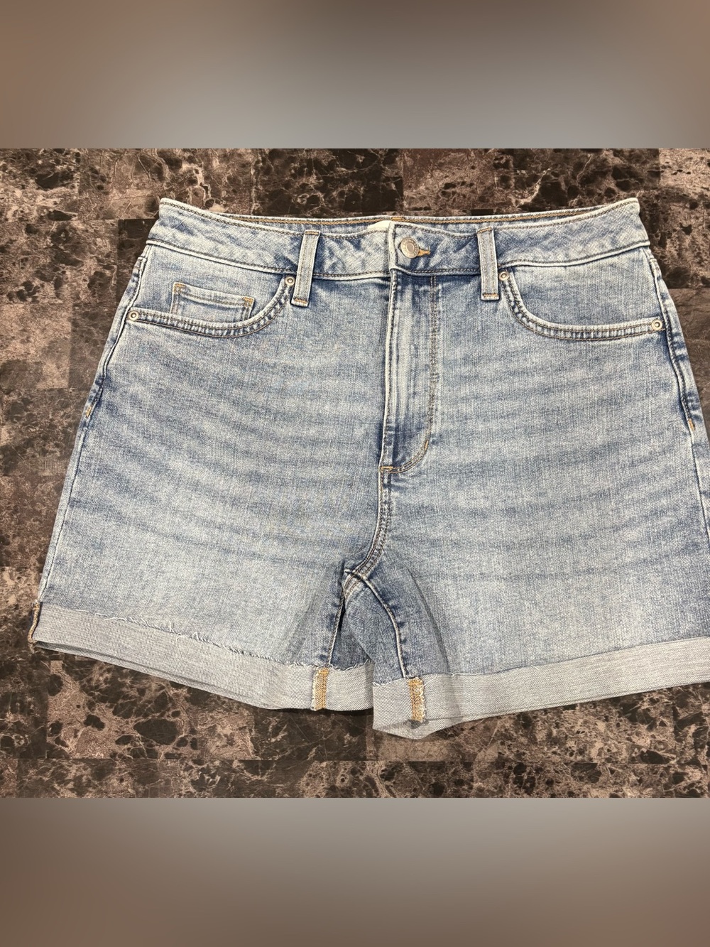 ⁠Sonoma Goods For Life High Rise Denim Shorts 14⁠